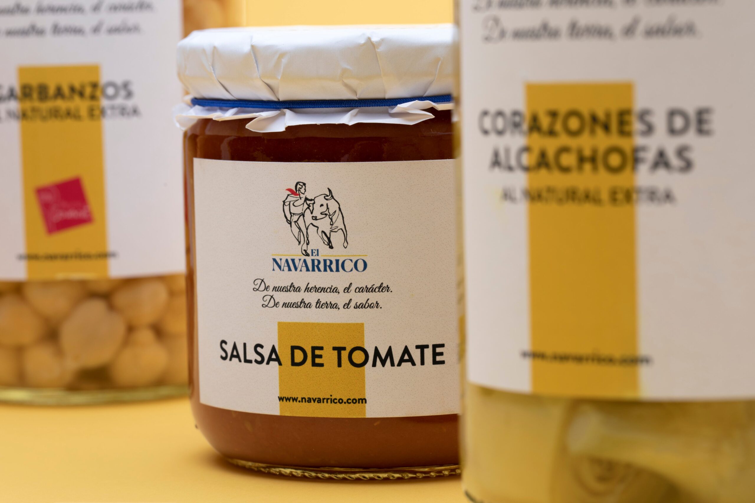 Tarro de salsa de tomate de Conservas El Navarrico